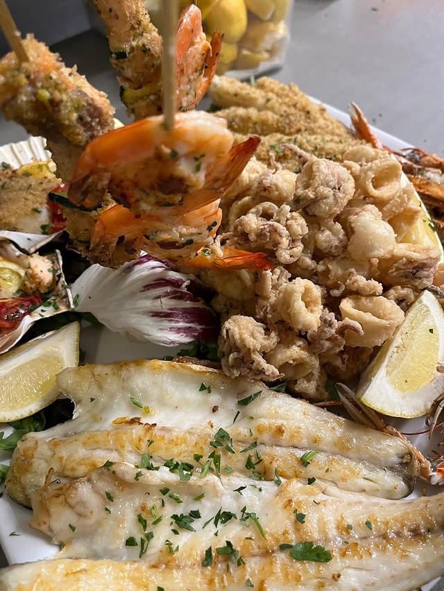 Grigliata e fritto di pesce